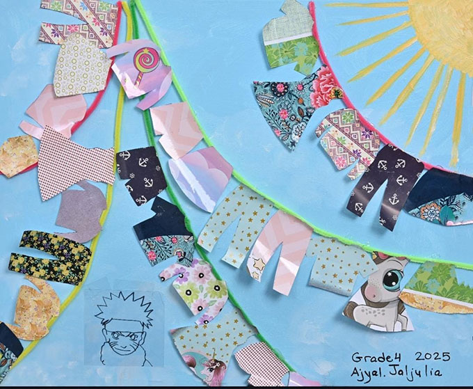 فوز لوحات فنيّة طلابية من مدرسة أجيال في معرض الفنون- يافا